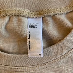 Nude AA fitted cropped sweatshirt